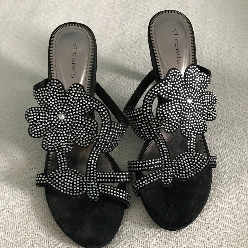 Amanda Design Open-Toe Mule Size 8